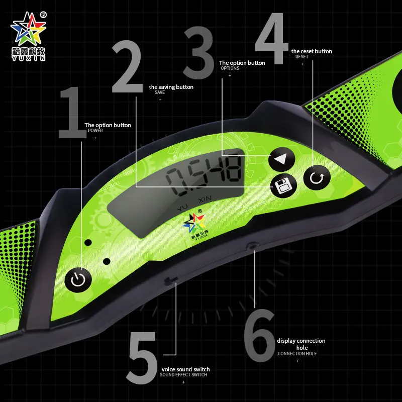 Yuxin YX1072 Second Generation Timer Competition Special Timer Advanced Magic Cube Sports Timer