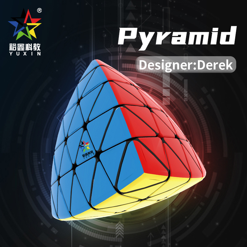 Yuxin Huanglong 1737 5*5*5 pyraminx, Flagship Magic Cube, High-end Product Series